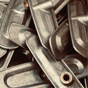 Metallteil für Flächenwascher